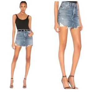 Agolde Quinn Skirt in Ransom